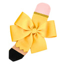 Pencil Back-to-School Hair Bow
