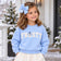 Snowman Hair Bow