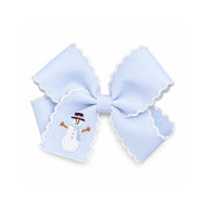 Snowman Hair Bow