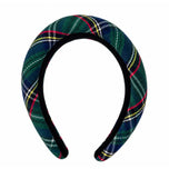 Plaid Puff Headband