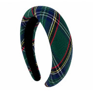 Plaid Puff Headband