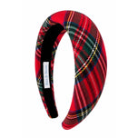 Plaid Puff Headband