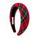 Plaid Puff Headband