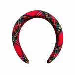 Plaid Puff Headband