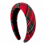 Plaid Puff Headband