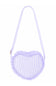 Seersucker Heart Purse