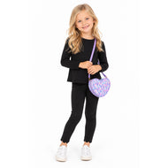 Mermaid Sparkle Heart Purse