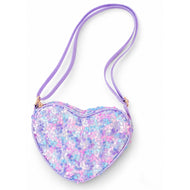 Mermaid Sparkle Heart Purse
