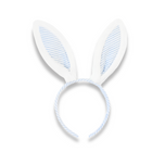 Seersucker Bunny Ears, Blue