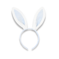 Seersucker Bunny Ears, Blue