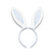 Seersucker Bunny Ears, Blue