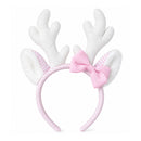 Seersucker Bow Reindeer Headband
