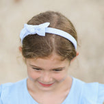 Seersucker Bow Headband