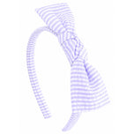 Seersucker Bow Headband