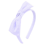 Seersucker Bow Headband