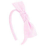 Seersucker Bow Headband