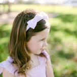 Seersucker Bow Headband