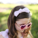 Seersucker Bow Headband