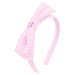 Seersucker Bow Headband