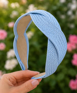 Seaside Waves Headband in Blue