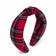 Plaid Knot Headband