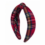 Plaid Knot Headband