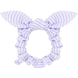 Seersucker Bow Scrunchie
