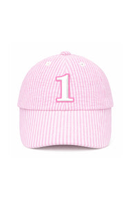 Birthday Milestone Bow Baseball Hats