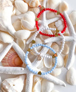 Hearts Bracelet Gift Set - Red, White, Blue