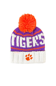 Officially Licensed Clemson Tigers Bobble Hat (Baby, Toddler, Kid)