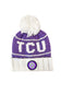 Officially Licensed TCU Horned Frogs Bobble Hat (Baby, Toddler, Kid)