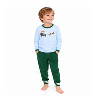 Santa Golf Cart Long Sleeve Shirt