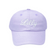 Customizable Bow Baseball Hat in Lavender (Youth)