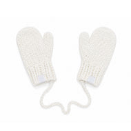 Classic Knit Mittens - Cream