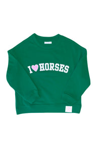 I Heart Horses Sweatshirt
