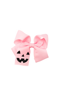 Jack-O-Lantern Hair Bow