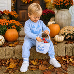 Petite Pumpkin Tote, Blue