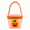 Customizable Orange Petite Pumpkin Tote