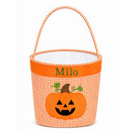 Customizable Jack-o-Lantern Pumpkin Tote