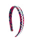 Plaid Ric Rac Headband in Scottie Stewart