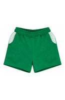 The Seersucker Pocket Short - Green