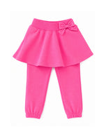 Hot Pink Skirted Bow Jogger