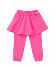 Hot Pink Skirted Bow Jogger