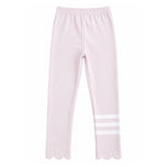 Striped Scalloped Legging