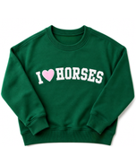 I Heart Horses Sweatshirt Kids