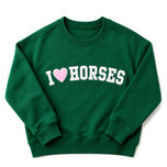 Adult I Heart Horses Sweatshirt