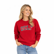 Adult Plaid GOLF Sweatshirt