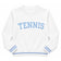 White Tennis Signature Crew Sweatshirt