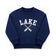 Navy Lake Signature Crew Sweatshirt