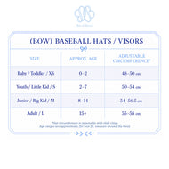 Pink Seersucker Clubhouse Crest Bow Baseball Hat